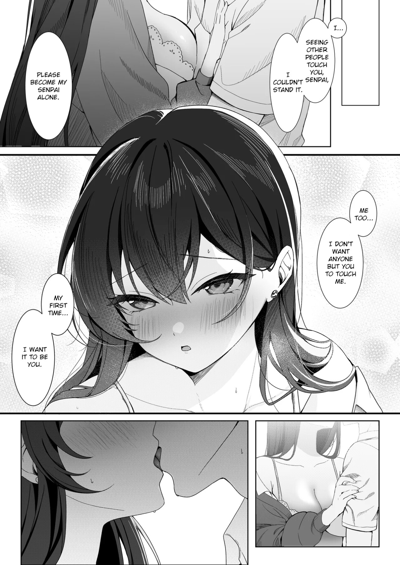 Hentai Manga Comic-The most feared senpai in school is a pushover and can't even refuse lewd requests-Read-37